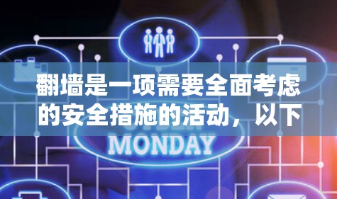 翻墙是一项需要全面考虑的安全措施的活动，以下是一些关键步骤和工具