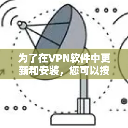 为了在VPN软件中更新和安装，您可以按照以下步骤进行操作