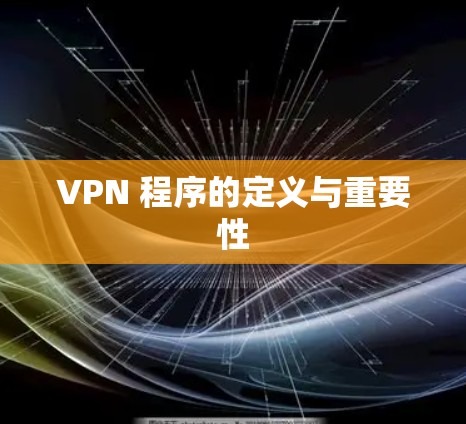 VPN 程序的定义与重要性