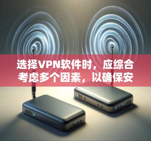 选择VPN软件时,应综合考虑多个因素,以确保安全、可靠和适合你的使用习惯。以下是一些综合考虑的因素和推荐 选择VPN软件时,应综合考虑多个因素,以确保安全、可靠和适合你的使用习惯。以下是一些综合考虑的因素和推荐