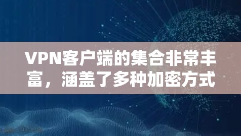 VPN客户端的集合非常丰富，涵盖了多种加密方式、多设备支持、本地部署和多平台访问功能。以下是一些常见的VPN客户端合集，供你参考