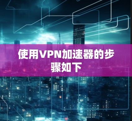 使用VPN加速器的步骤如下 使用VPN加速器的步骤如下