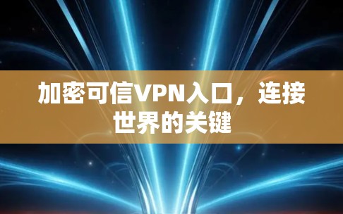 加密可信VPN入口，连接世界的关键